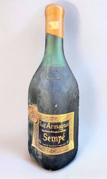 Lot of two bottles of spirits including a...