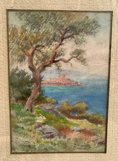 P. VENANSOUZ
Landscapes of Antibes
Pair of...