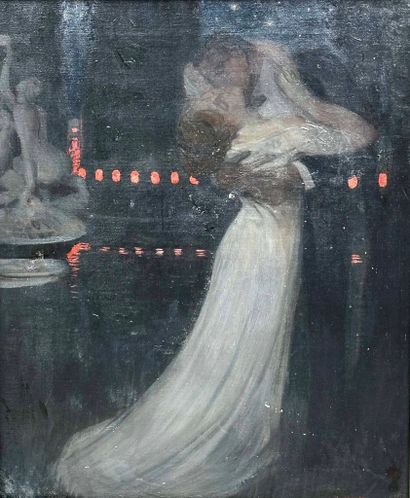 Laurence KOE (c.1869-1913)
Kissing at the...