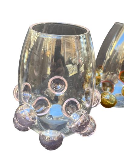 Massimo LUNARDON (1964)
Suite de 6 verres...