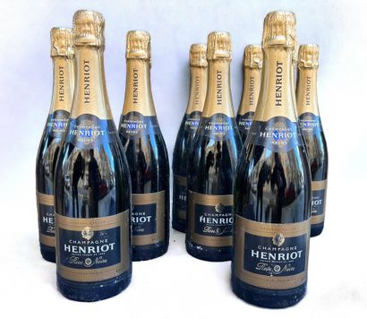 11 bottles of Champagne brut Henriot