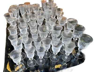 Important part of a crystal stemmed glass...