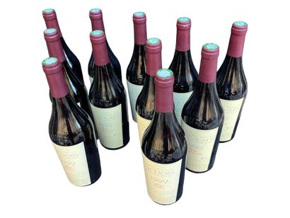11 bottles of red wine Domaine Rolet Arbois...