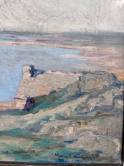 Marcel CANET (1875-1959)
Seaside view
Oil...