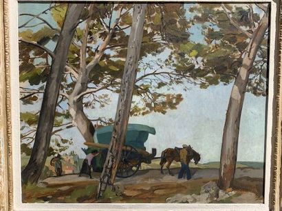 ARMAND COUSSENS (1881-1935)
Bohémiens sous...