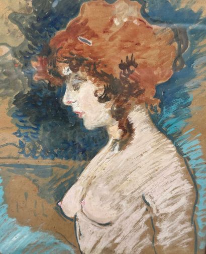 French school circa 1900, in the style of...