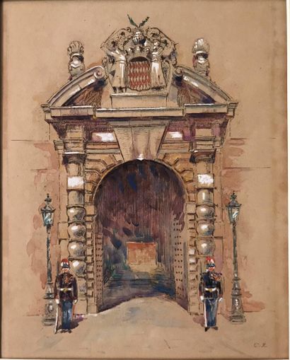 Charles ROUX (1899-1995)
Entrance to the...