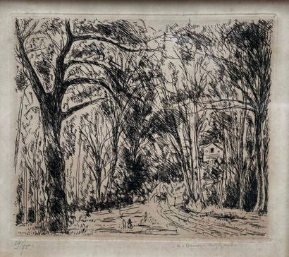 André DUNOYER DE SEGONZAC (1884-1974)
Le...
