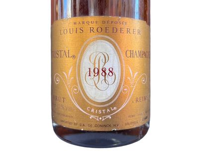 1 bottle of Champagne Louis Roederer Cristal...