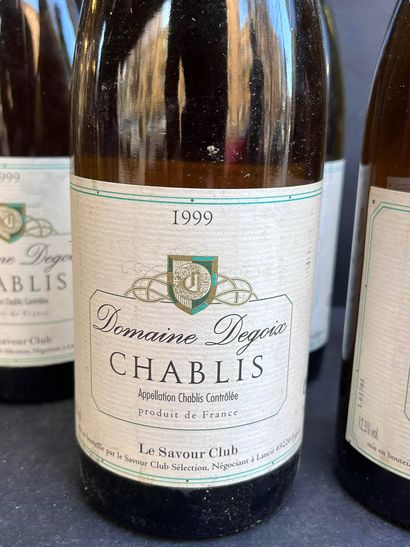 5 bottles of Chablis Domaine Degoix from...
