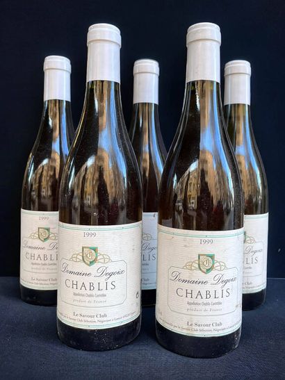 5 bottles of Chablis Domaine Degoix from...