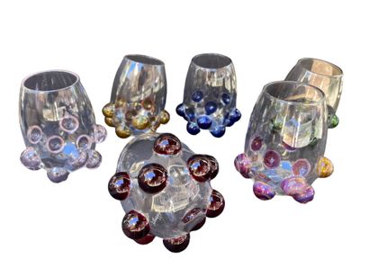 Massimo LUNARDON (1964)
Suite de 6 verres...