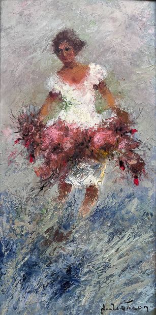 Noël CANEPA (1935)
Woman with dress
Oil on...