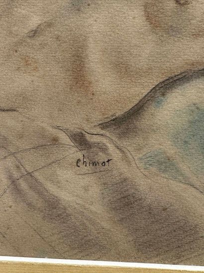 Edouard Jules CHIMOT (1880-1959)
Lying female...