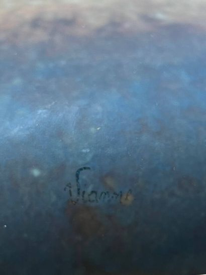 Verrerie de Vianne
Importante lampe en verre...