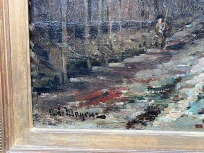 Stéphane GOURJON (1912)
The rose garden
Oil...