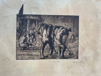 Frank BRANGWYN (1867-1956)
Ensemble de huit...