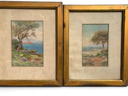 P. VENANSOUZ
Landscapes of Antibes
Pair of...