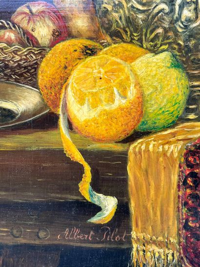 Albert PILOT (1922-2002)
Still life on an...