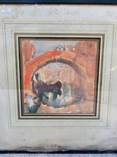 Frank BRANGWYN (1867-1956)
Vue de Venise
Aquarelle...