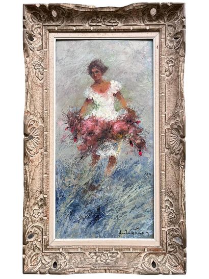 Noël CANEPA (1935)
Woman with dress
Oil on...
