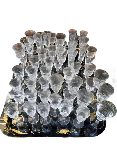 Important part of a crystal stemmed glass...