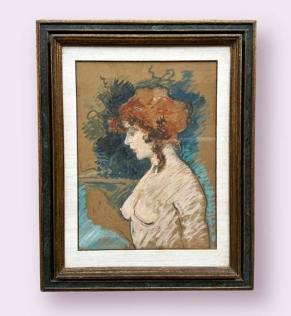 French school circa 1900, in the style of...