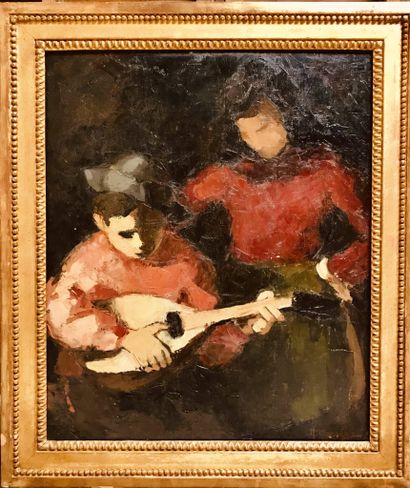 Nicolas CARREGA (1914-1992)
Musicians - 1946
Oil...