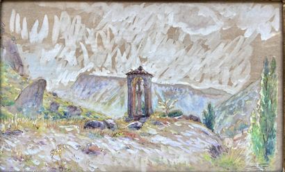 Edouard FER (1887-1959)
Landscape at Annot,...