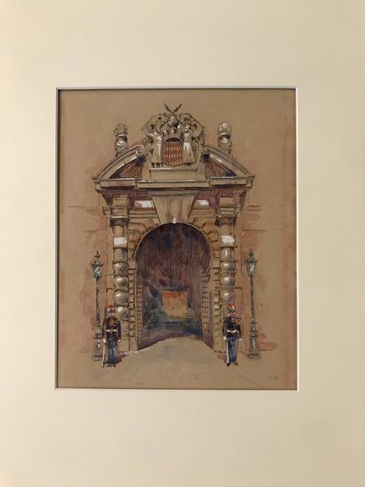 Charles ROUX (1899-1995)
Entrance to the...