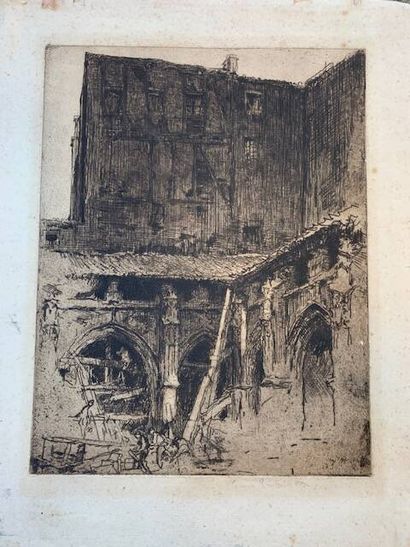 Frank BRANGWYN (1867-1956)
Ensemble de huit...