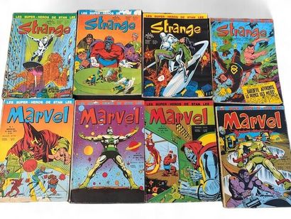 Lot de 8 BD MARVEL Comics et Strange
Années...