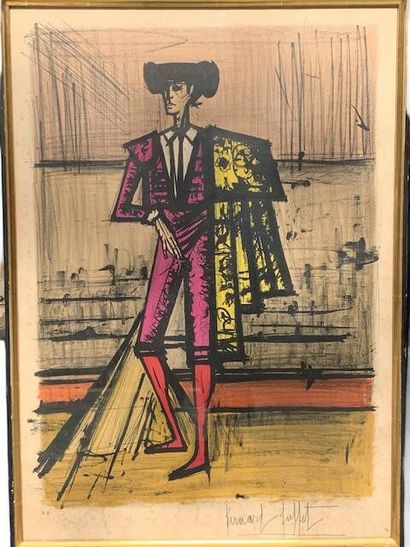 Bernard BUFFET (1928-1999)
Le Toréador
Lithographie...