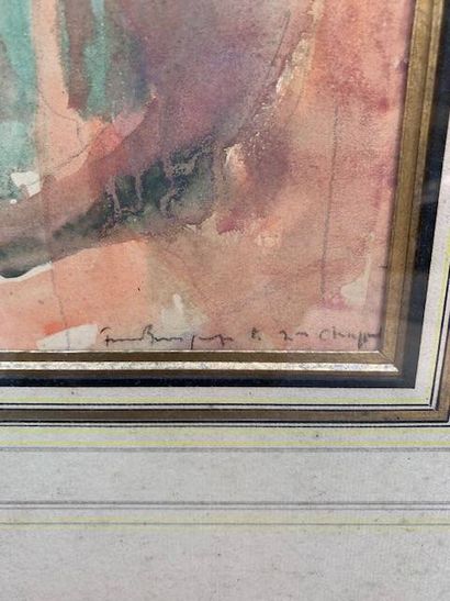 Frank BRANGWYN (1867-1956)
Vue de Venise
Aquarelle...