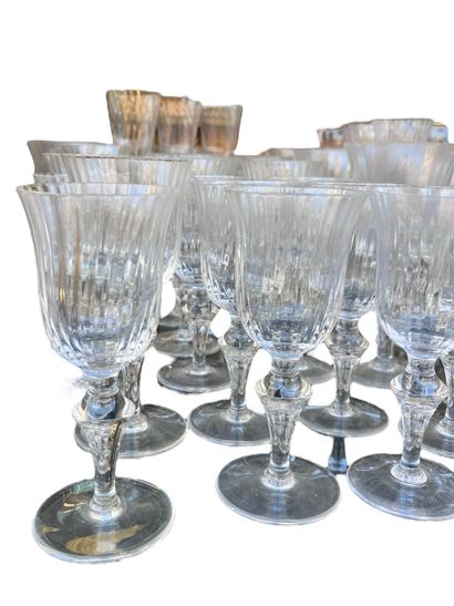 Important part of a crystal stemmed glass...