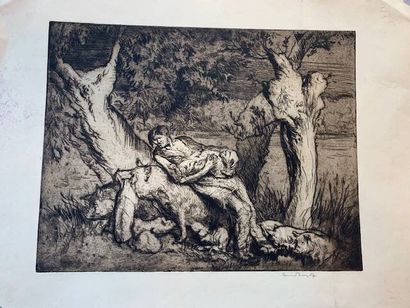 Frank BRANGWYN (1867-1956)
Ensemble de huit...