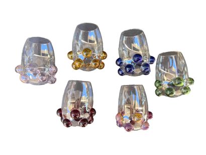 Massimo LUNARDON (1964)
Suite de 6 verres...