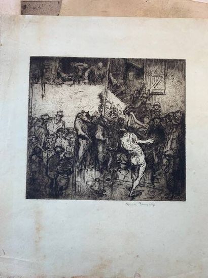Frank BRANGWYN (1867-1956)
Ensemble de huit...