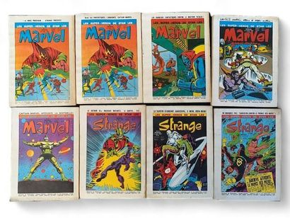 Lot de 8 BD MARVEL Comics et Strange
Années...