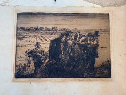 Frank BRANGWYN (1867-1956)
Ensemble de huit...
