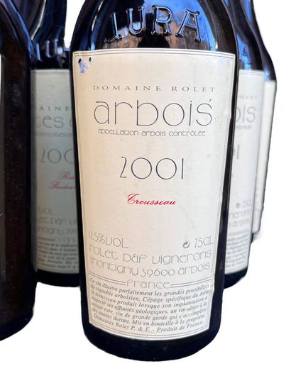 12 bottles of red wine Domaine Rolet Arbois...