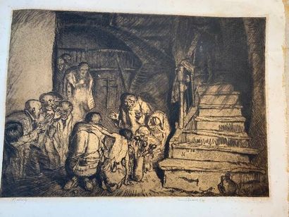 Frank BRANGWYN (1867-1956)
Ensemble de huit...