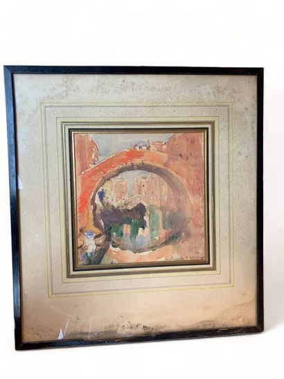 Frank BRANGWYN (1867-1956)
Vue de Venise
Aquarelle...