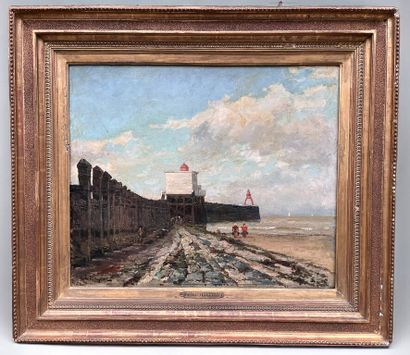 Adrien-Charles LE MAYEUR (1844-1923)
Embankment
Oil...
