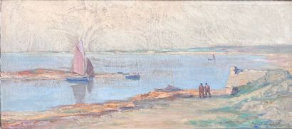 Marcel CANET (1875-1959)
Seaside view
Oil...