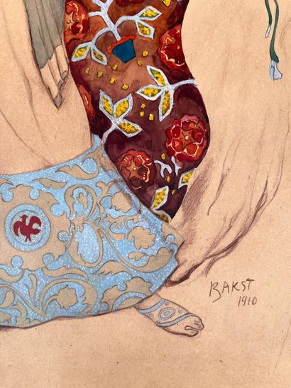 Léon BAKST (1866-1924)
Danseuse au foulard...