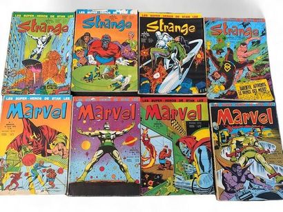 Lot de 8 BD MARVEL Comics et Strange
Années...