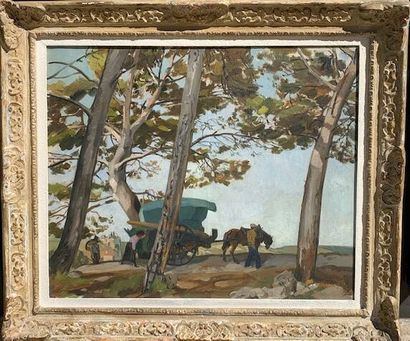 ARMAND COUSSENS (1881-1935)
Bohémiens sous...
