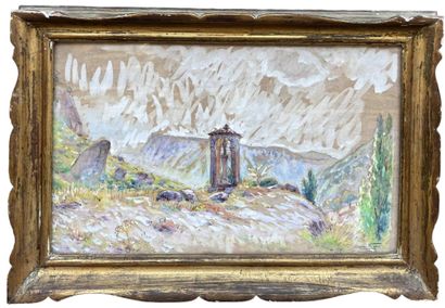 Edouard FER (1887-1959)
Landscape at Annot,...