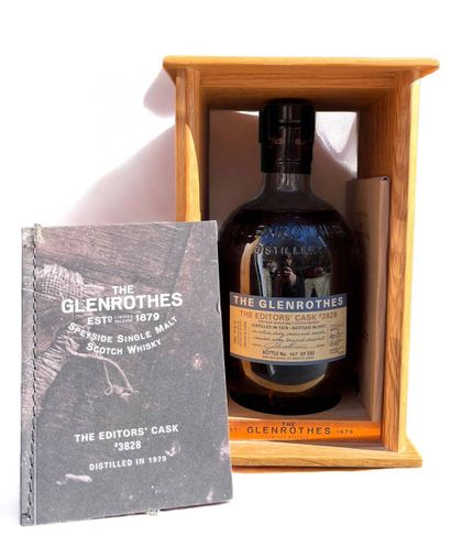 A bottle of The glenrothes whisky numbered...